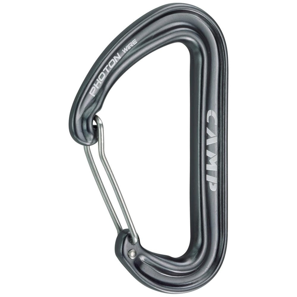 Karabinek Photon Wire Straight Gate (różne kolory) Szary