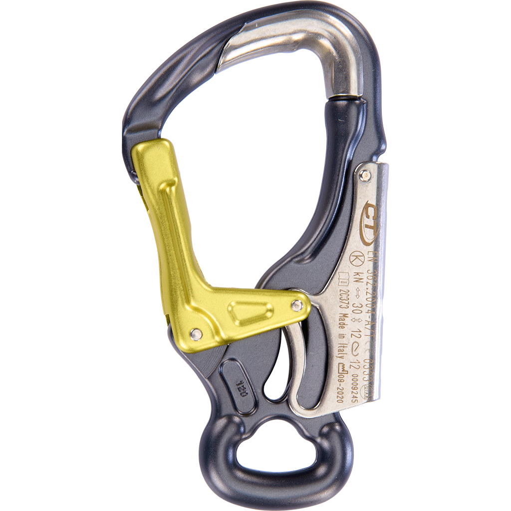 Karabinek K-Advance Shell (różne kolory) Antracyt/żółty