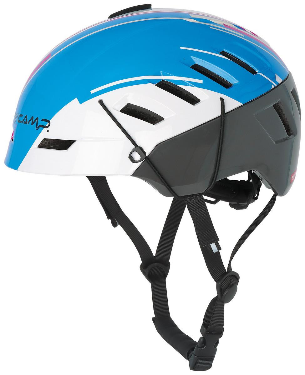 Kask Voyager (różne wersje) L Biało-niebieski