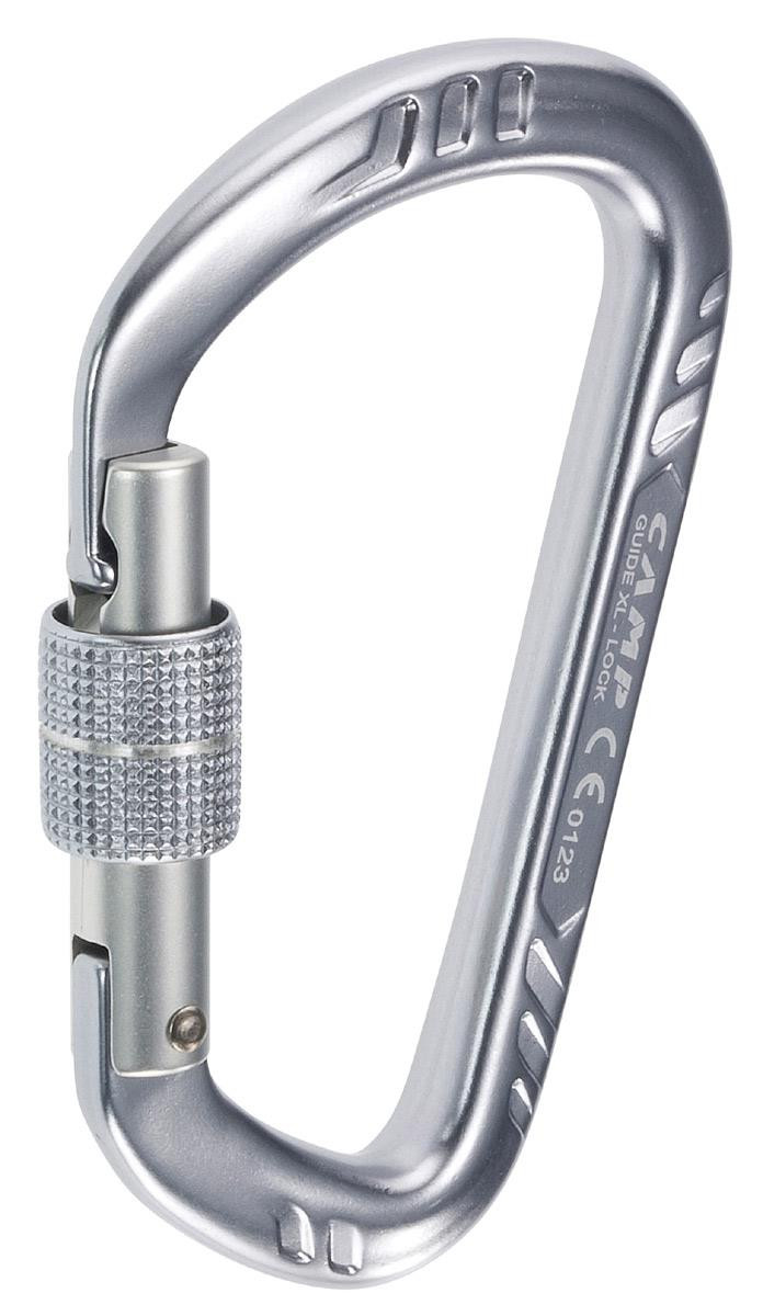 Karabinek Guide XL Lock (różne kolory) Tytanowy