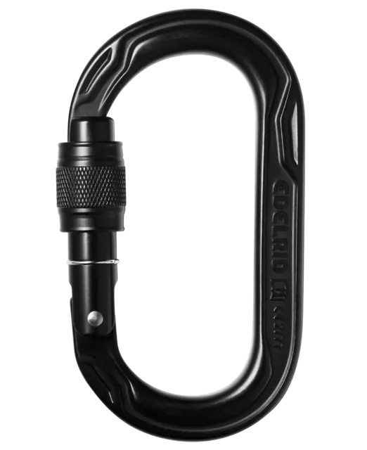 Karabinek Oval Power 2500 Screw (różne kolory) Noc