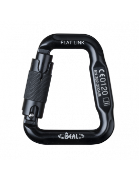 Karabinek Flat Link Czarny