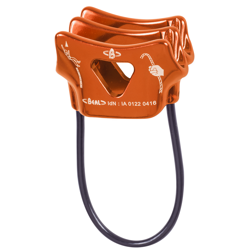 Przyrząd asekuracyjny i zjazdowy Air Force 2 Pomarańczowy