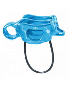 Przyrząd asekuracyjny i zjazdowy Air Force 3 Niebieski