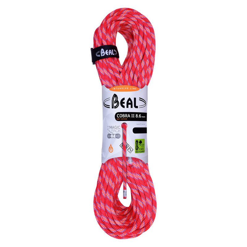 Lina dynamiczna Cobra Unicore 8,6mm (różne wersje) Pomarańczowy 50 m Dry Cover