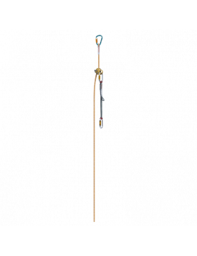 Zestaw z przyrządem asekuracyjnym Air Kit 11mm x 10m Pomarańczowy