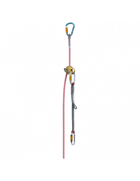 Zestaw z przyrządem asekuracyjnym Air Kit 11mm x 20m Czerwony