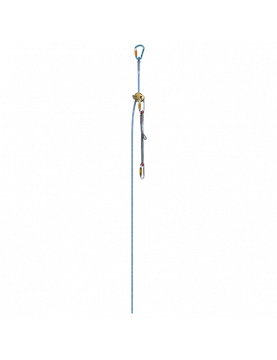 Zestaw z przyrządem asekuracyjnym Air Kit 11mm x 50m Niebieski