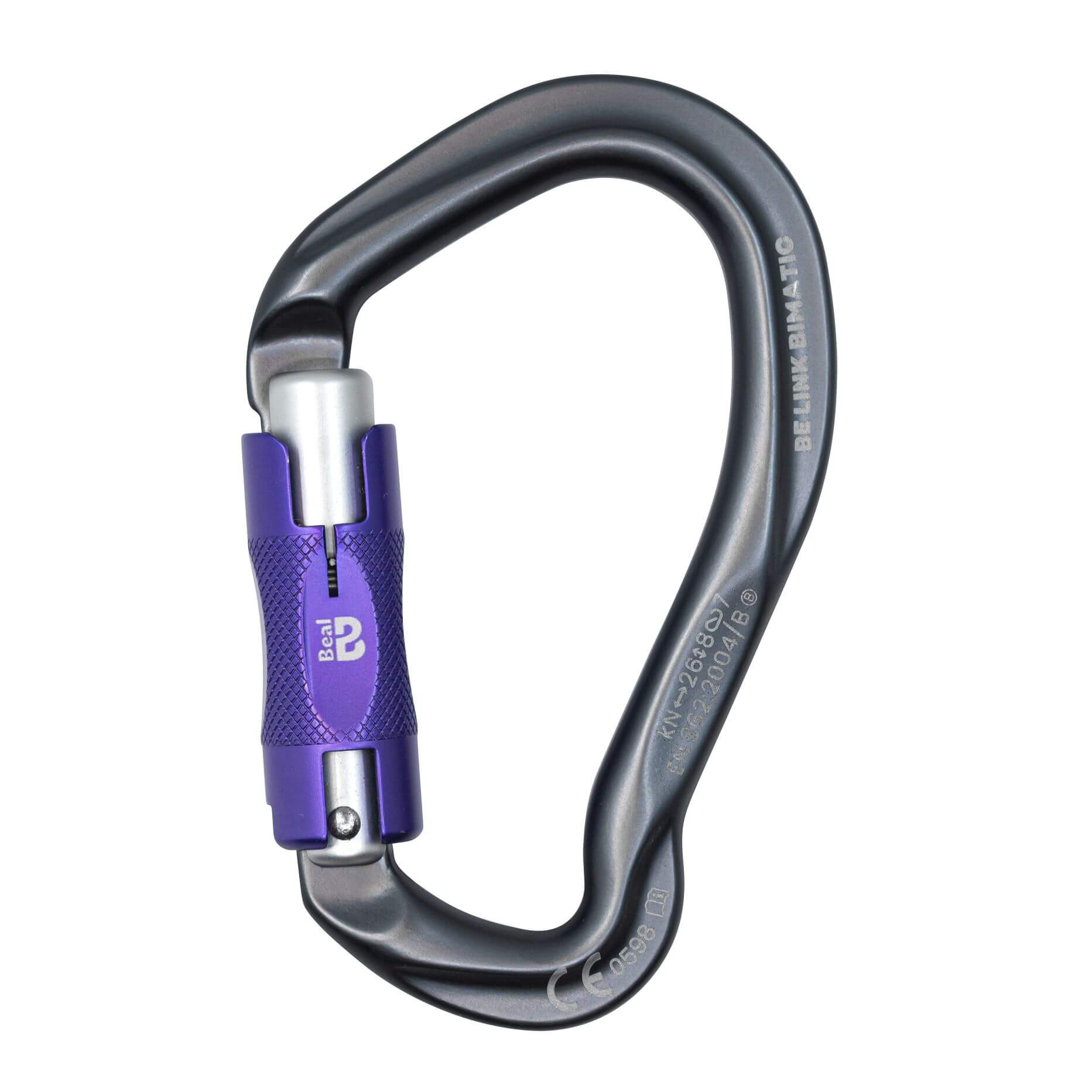 Karabinek Be Link Bi-Matic Matt Grey