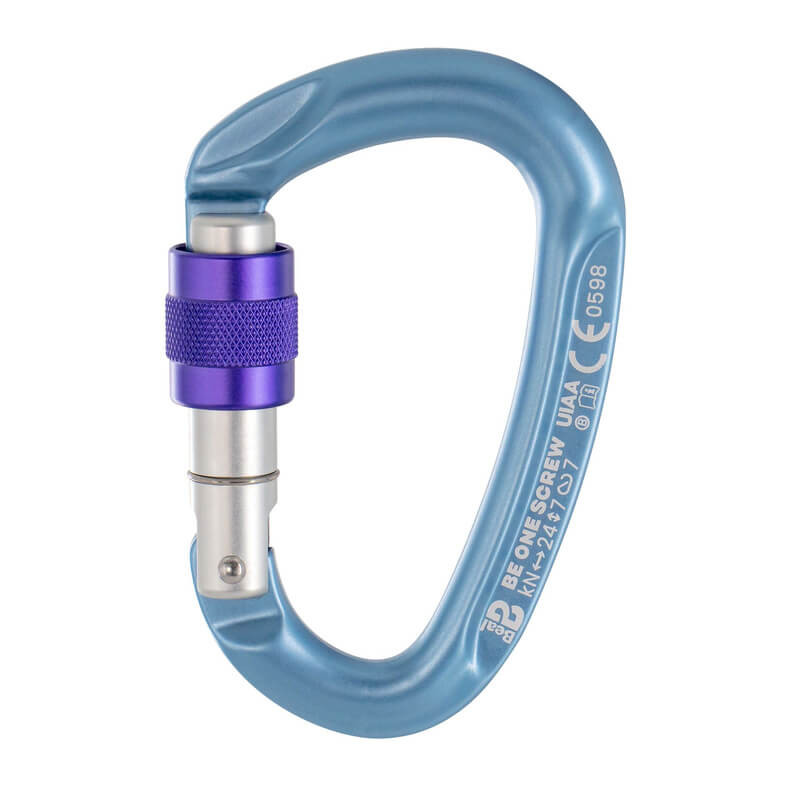 Karabinek Be One Screw Lock (różne kolory) Niebieski