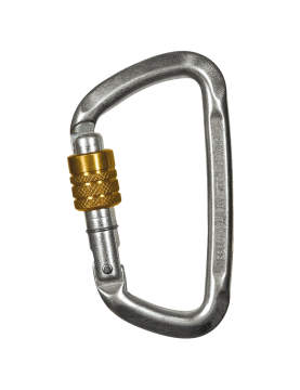 Karabinek D-Shape Steel SG